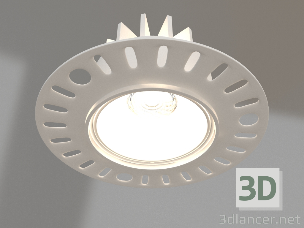 3D modeli Lamba MS-ATLAS-TRIMLESS-R50-8W Warm3000 (WH, 32deg, 230V) - önizleme