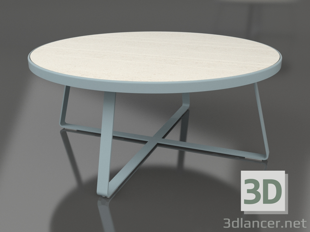 3d модель Стіл обідній круглий Ø175 (DEKTON Danae, Blue grey) – превью