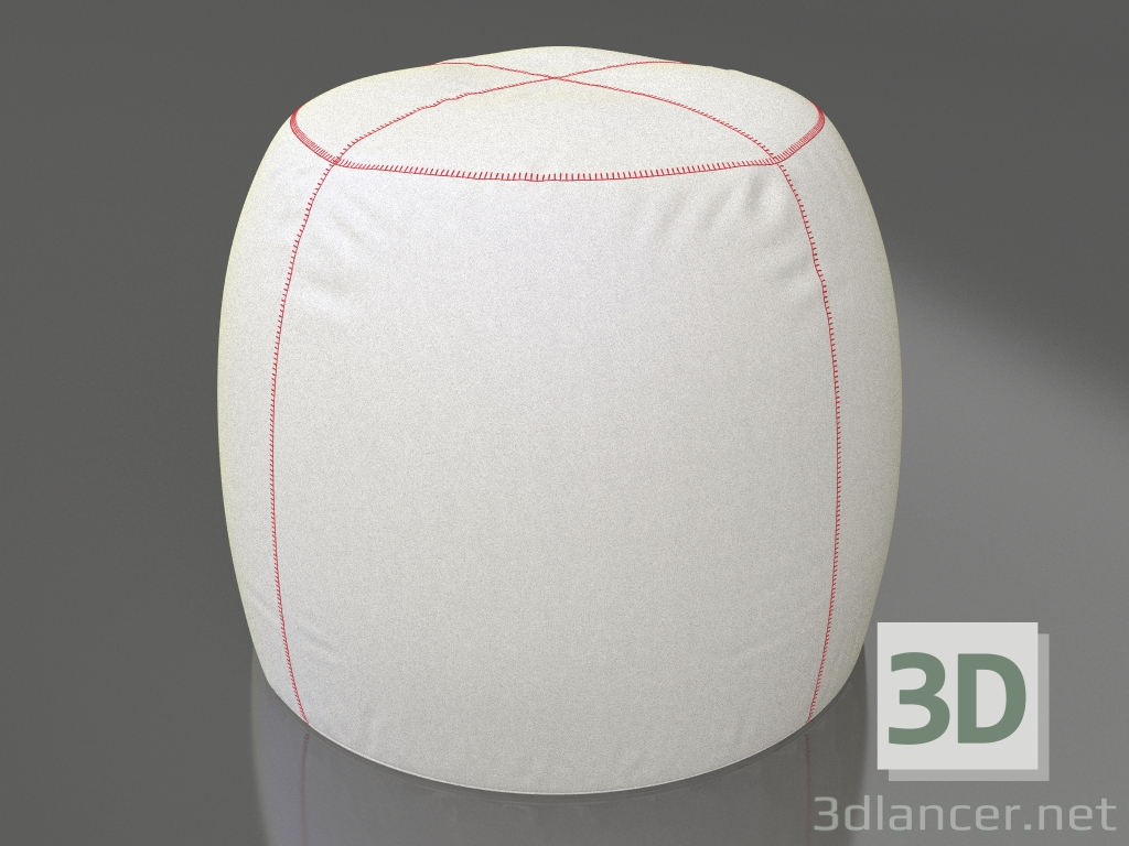 Modelo 3d Pufe de bola - preview