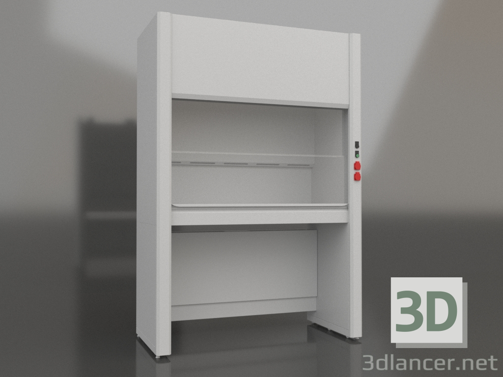 3d model Metal fume cupboard LK-1500 SHV-MET - preview 3d model Metal fume cupboard LK-1500 SHV-MET - preview