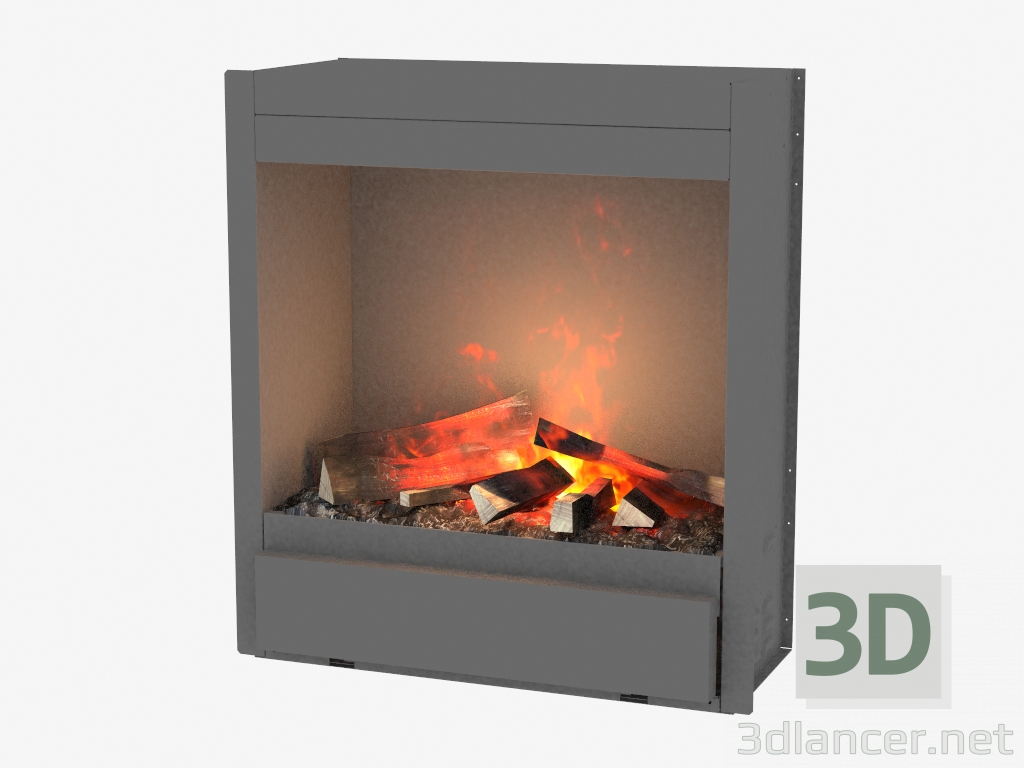 3d model Electric hearth Albany - preview