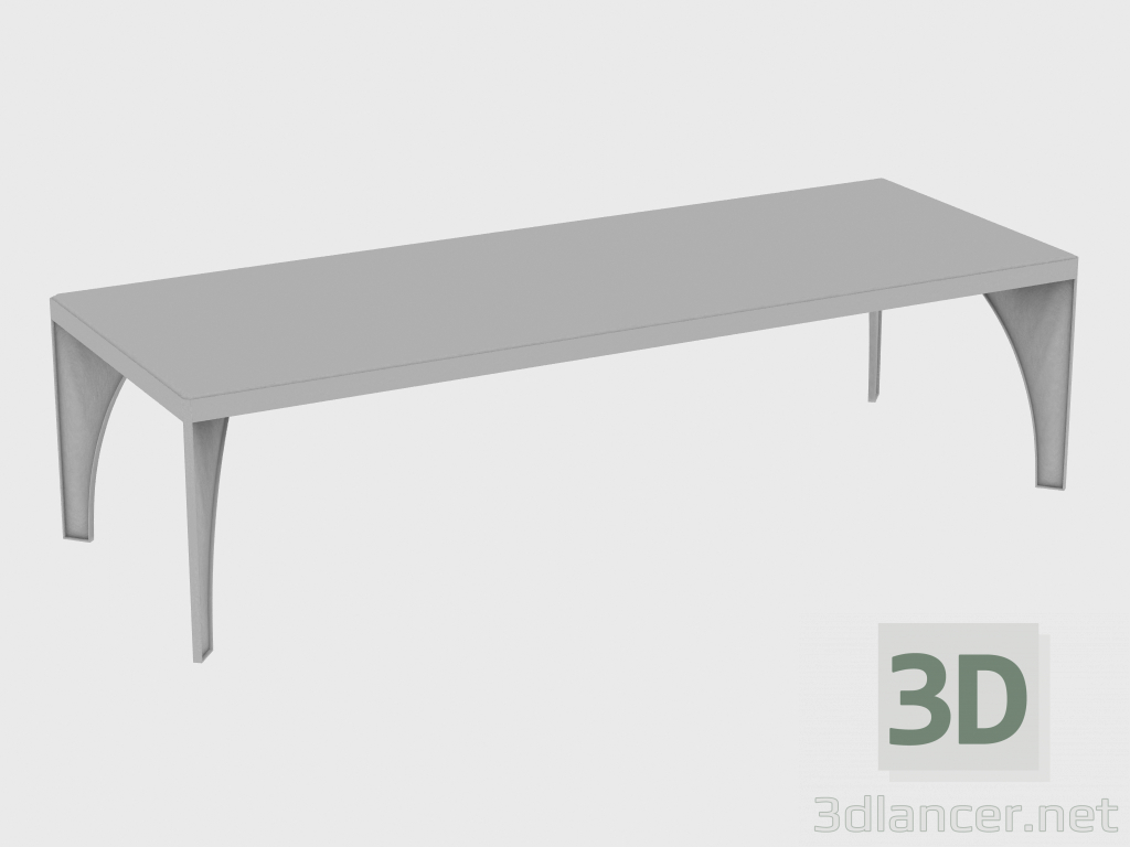 3D modeli Yemek masası KARL TABLE (280x110xH74) - önizleme