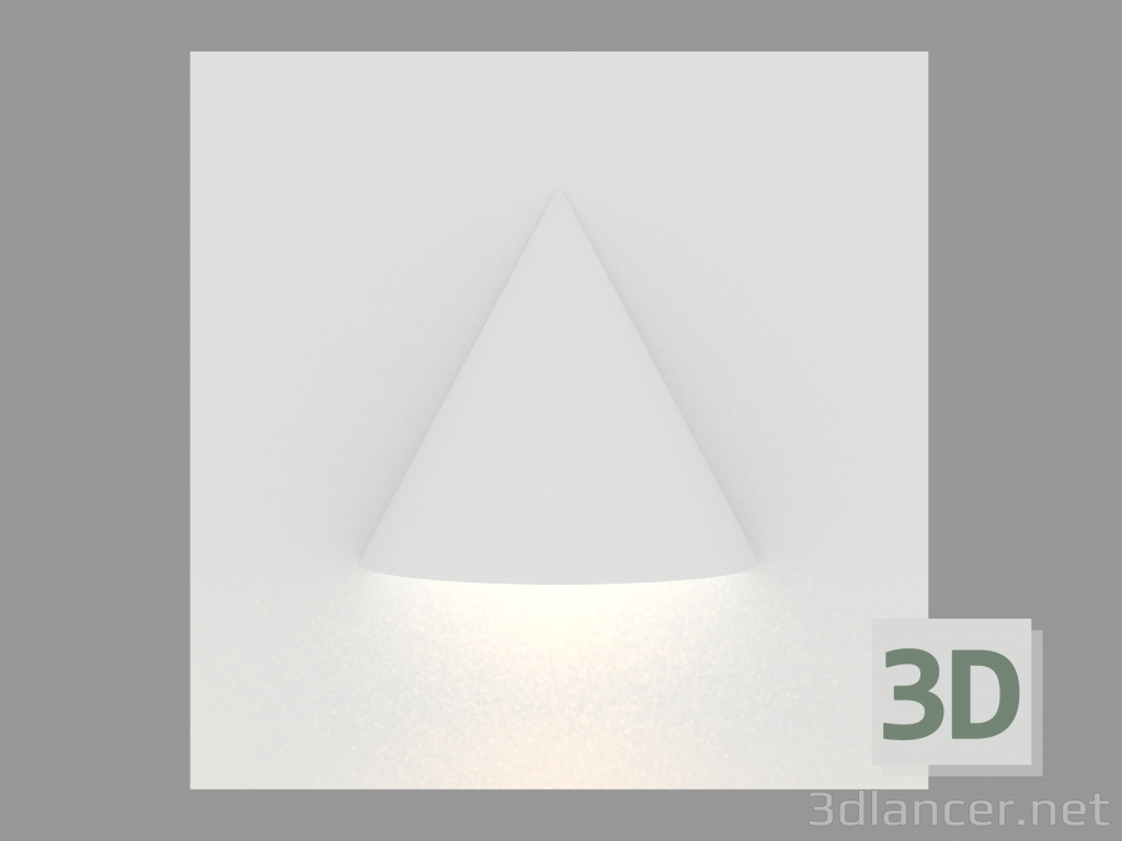 3d model Recessed wall light MINIDIAPASON SQUARE (S4573W) - preview