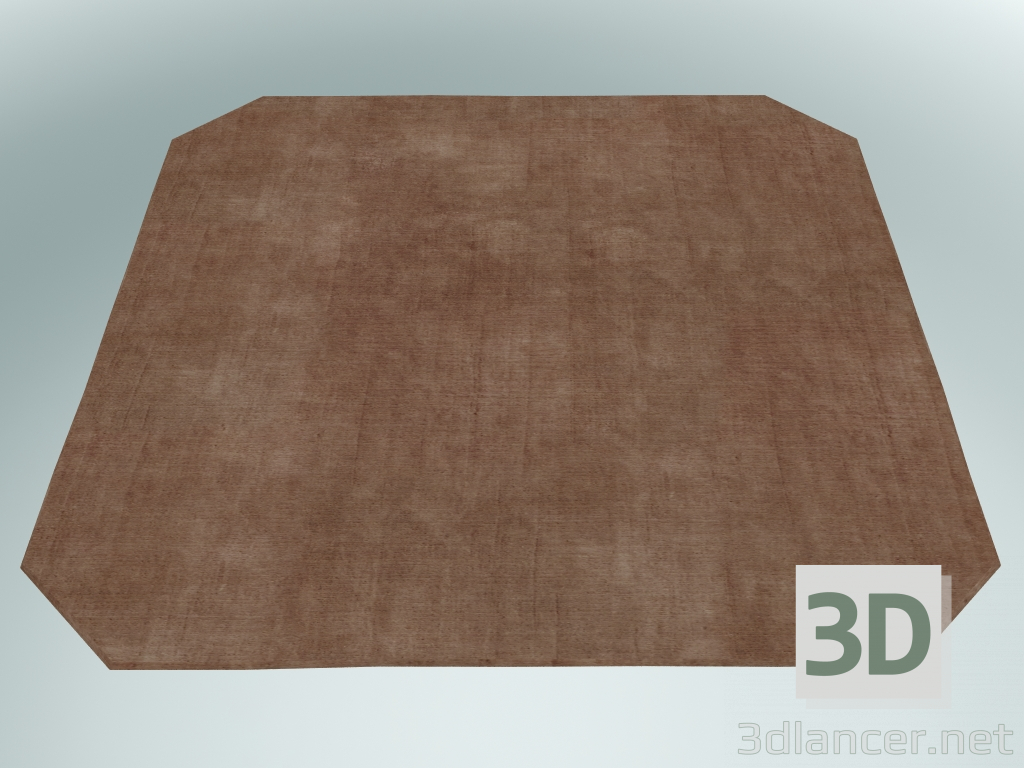 3d model Doormat The Moor (AP6, 240x240cm, Red Heather) - preview