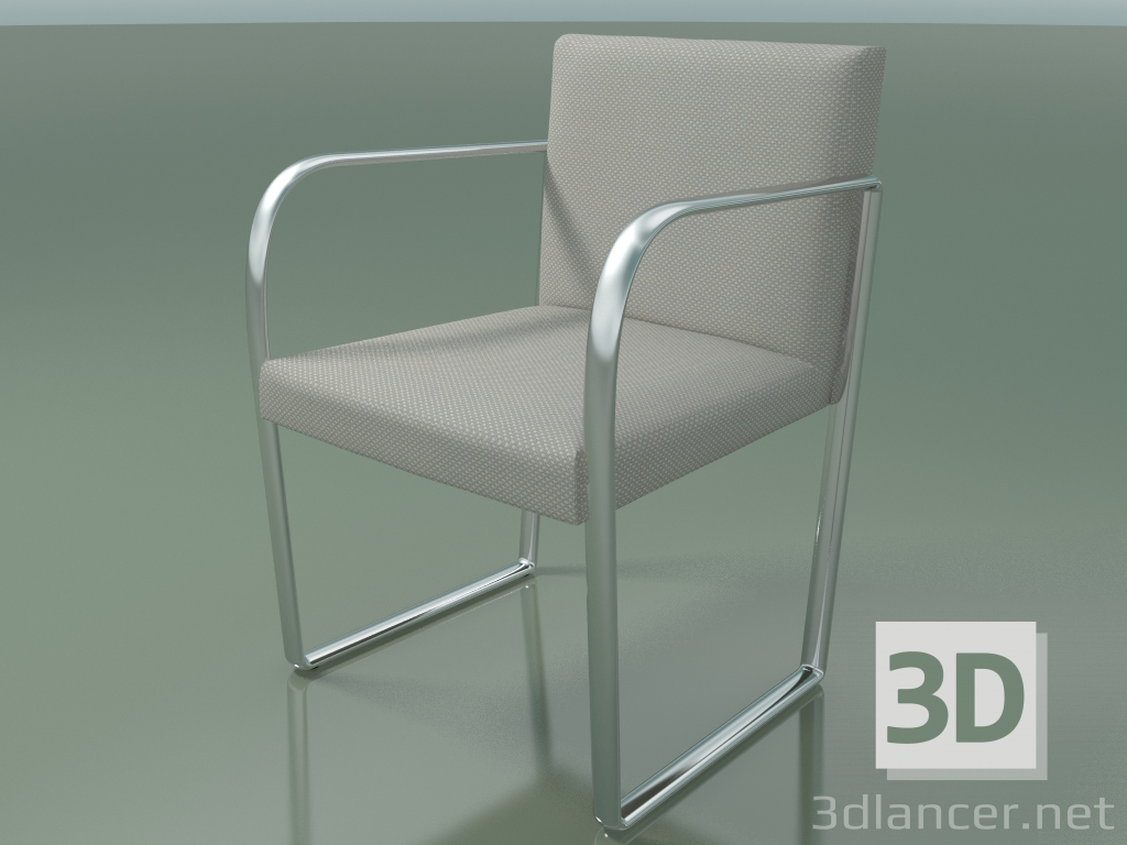 modello 3D Sedia 6100 (LU1, Steelcut Trio 3 00906) - anteprima