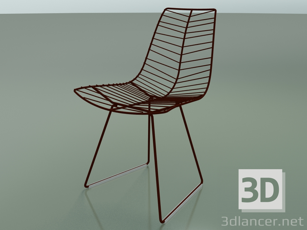 3d model Silla de exterior 1802 (en trineo, V34) - vista previa