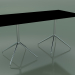 3d model Rectangular table with a double base 5738 (H 72.5 - 79x159 cm, Black, LU1) - preview