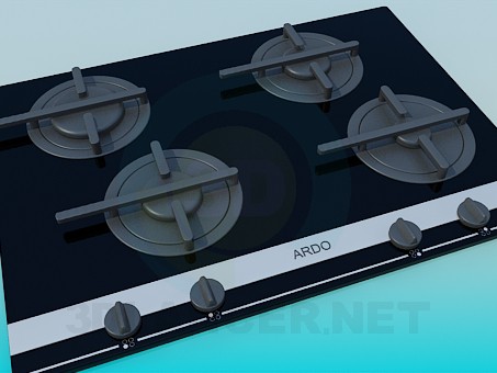 3d model Gas cooker ARDO - preview