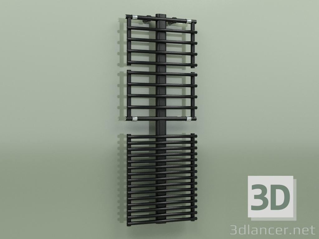 3d model Towel rail GETUP (1499, Black - RAL 9005) - preview