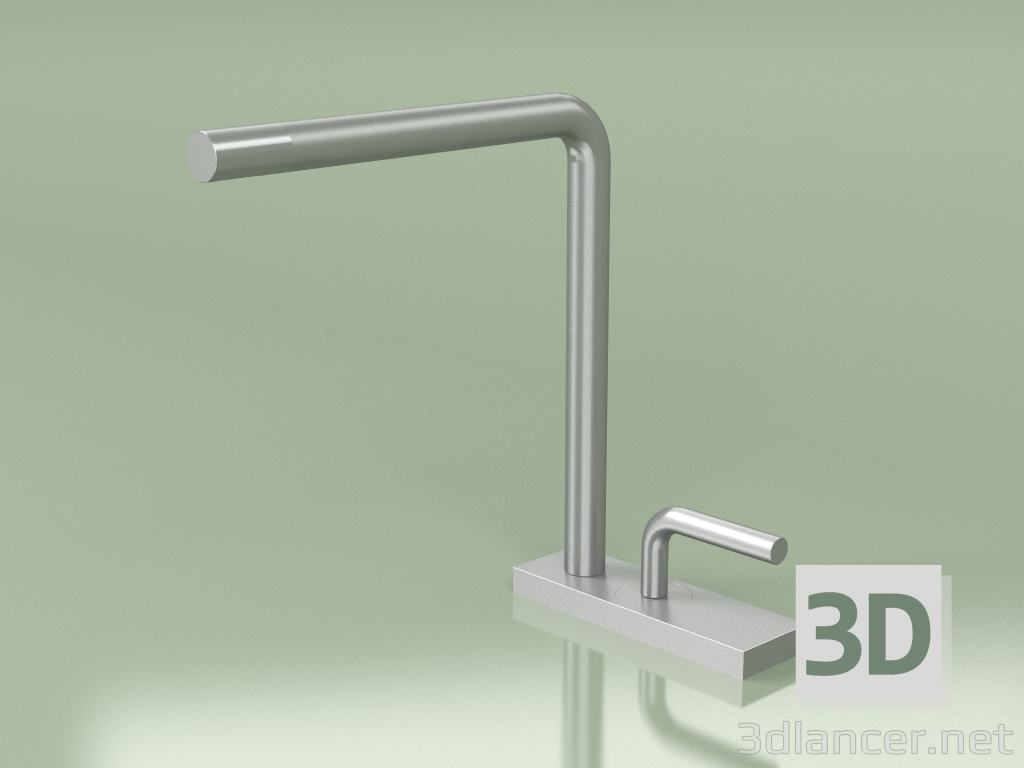 3d model Kitchen mixer with progressive cartridge and water-saving aerator (408, AS) - preview