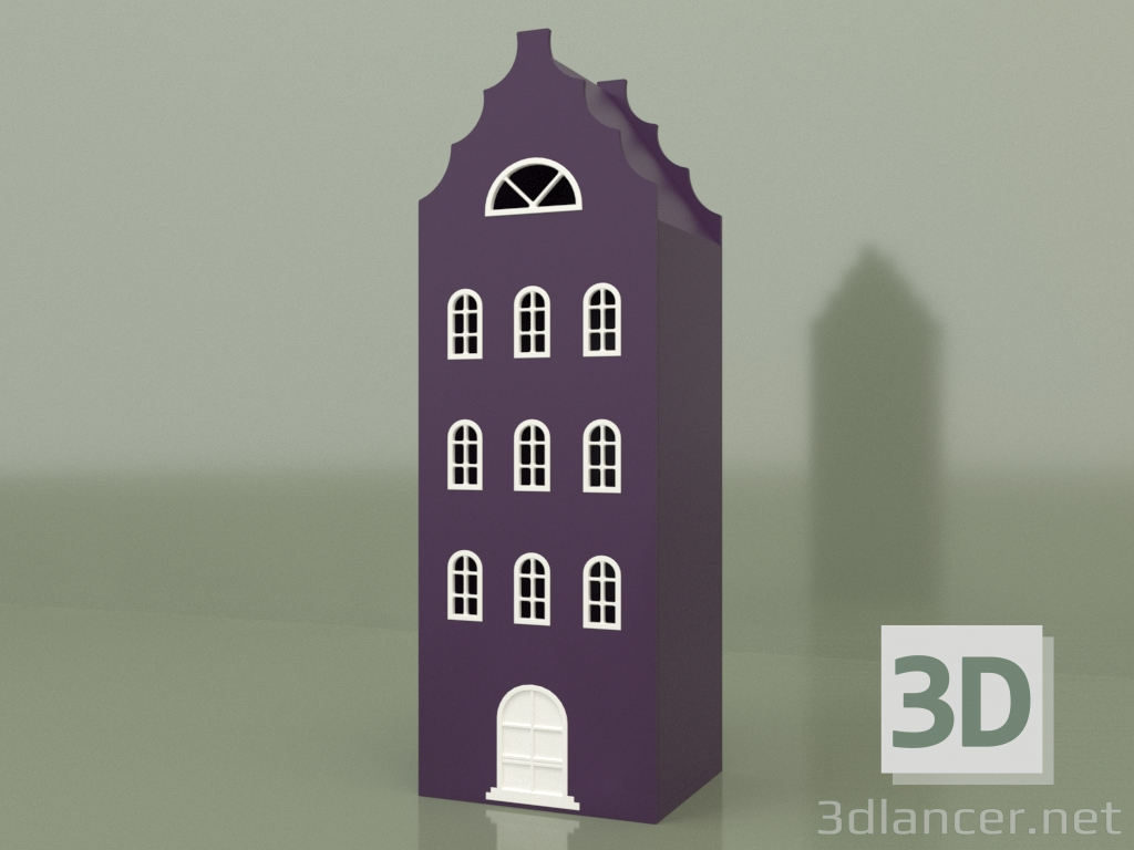 3D Modell Garderobenhaus XL-9 (Ametist) - Vorschau