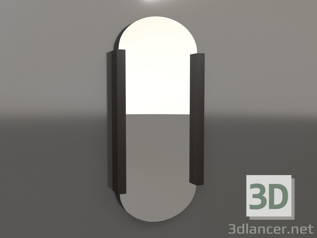 3d model Mirror ZL 12 (824x1800, wood brown dark) - preview