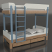 modello 3D Letto a castello TUNE J (UZTJA2) - anteprima