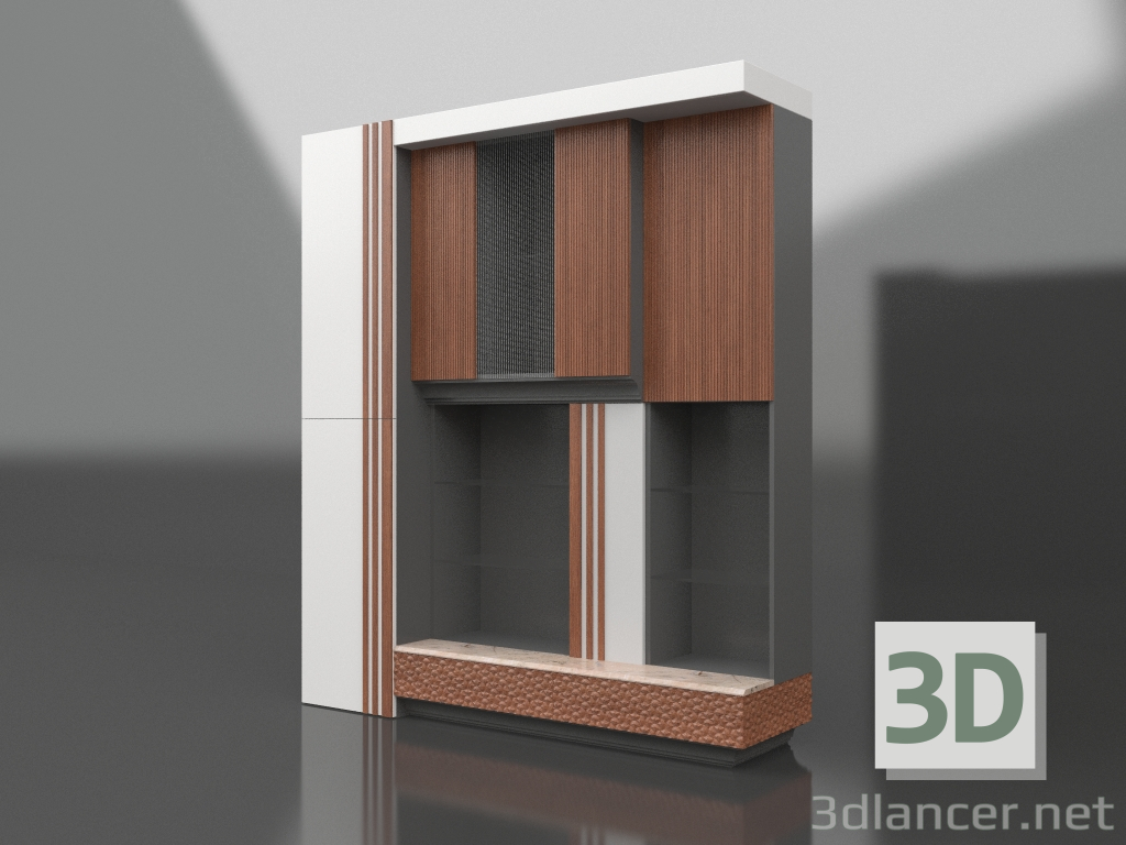 Modelo 3d Suíte modular (sala de estar) - preview