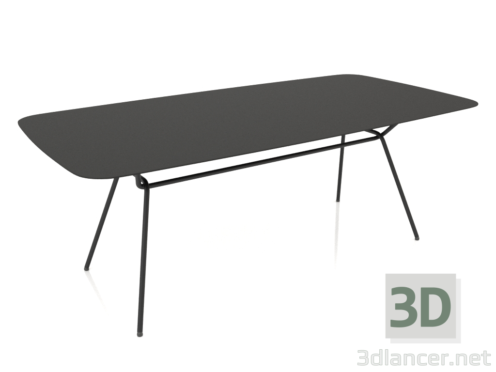 3d model Mesa de comedor 200x100 - vista previa