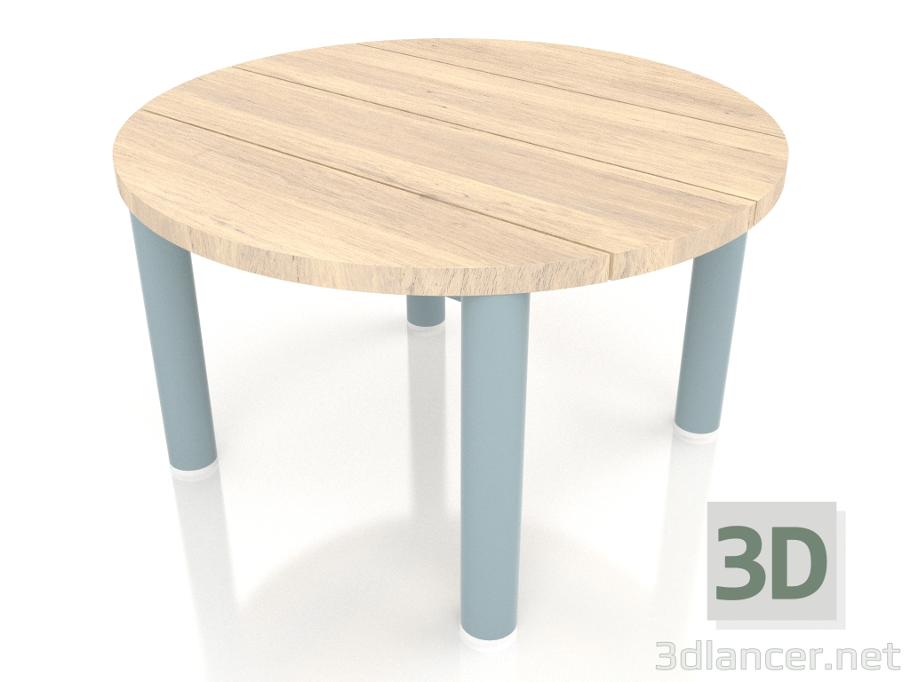 3d model Coffee table D 60 (Blue grey, Iroko wood) - preview