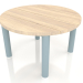 3d model Coffee table D 60 (Blue grey, Iroko wood) - preview