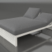 modello 3D Letto per riposo 140 (Grigio agata) - anteprima