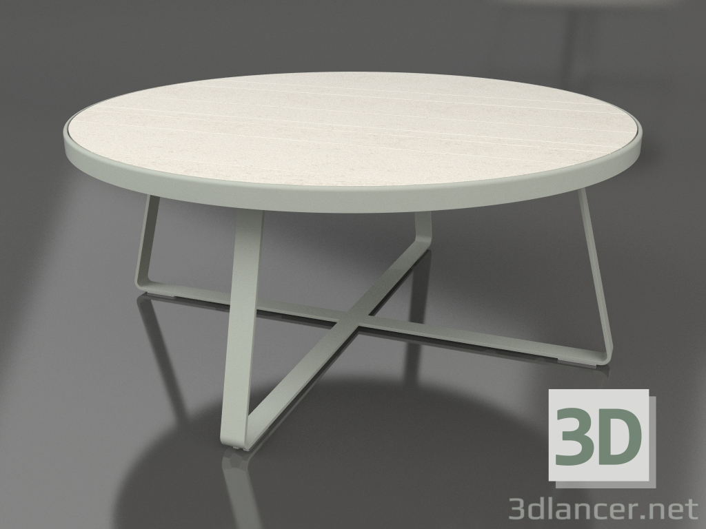 3d model Round dining table Ø175 (DEKTON Danae, Cement gray) - preview