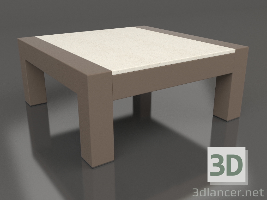 modello 3D Tavolino (Bronzo, DEKTON Danae) - anteprima