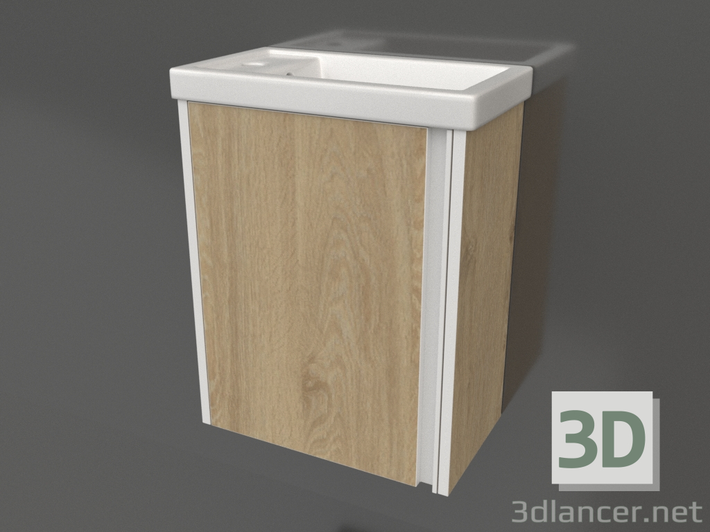 modèle 3D Armoire suspendue 45 cm (URB0145DD) - preview