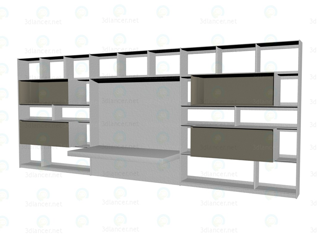 Modelo 3d Sistema de mobiliário (cremalheira) FC0909 - preview