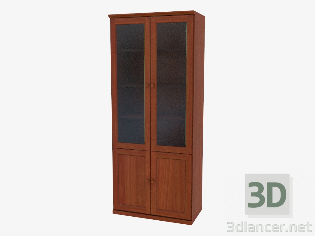 3D modeli Camlı kitaplık (4821-14) - önizleme