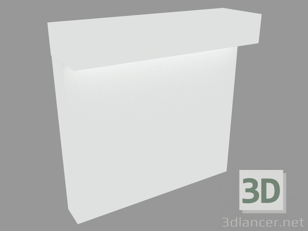 3d model Luz de columna LOOK BOLLARD SENCILLA EMISIÓN H. 290mm (S7260W) - vista previa