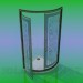 3d модель Душевая кабинка – превью