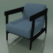 3d model Armchair (305, Black) - preview