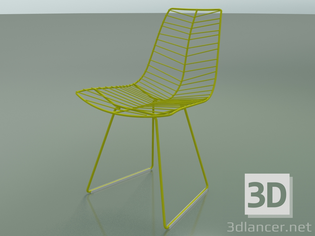 3d model Silla de exterior 1802 (en trineo, V37) - vista previa