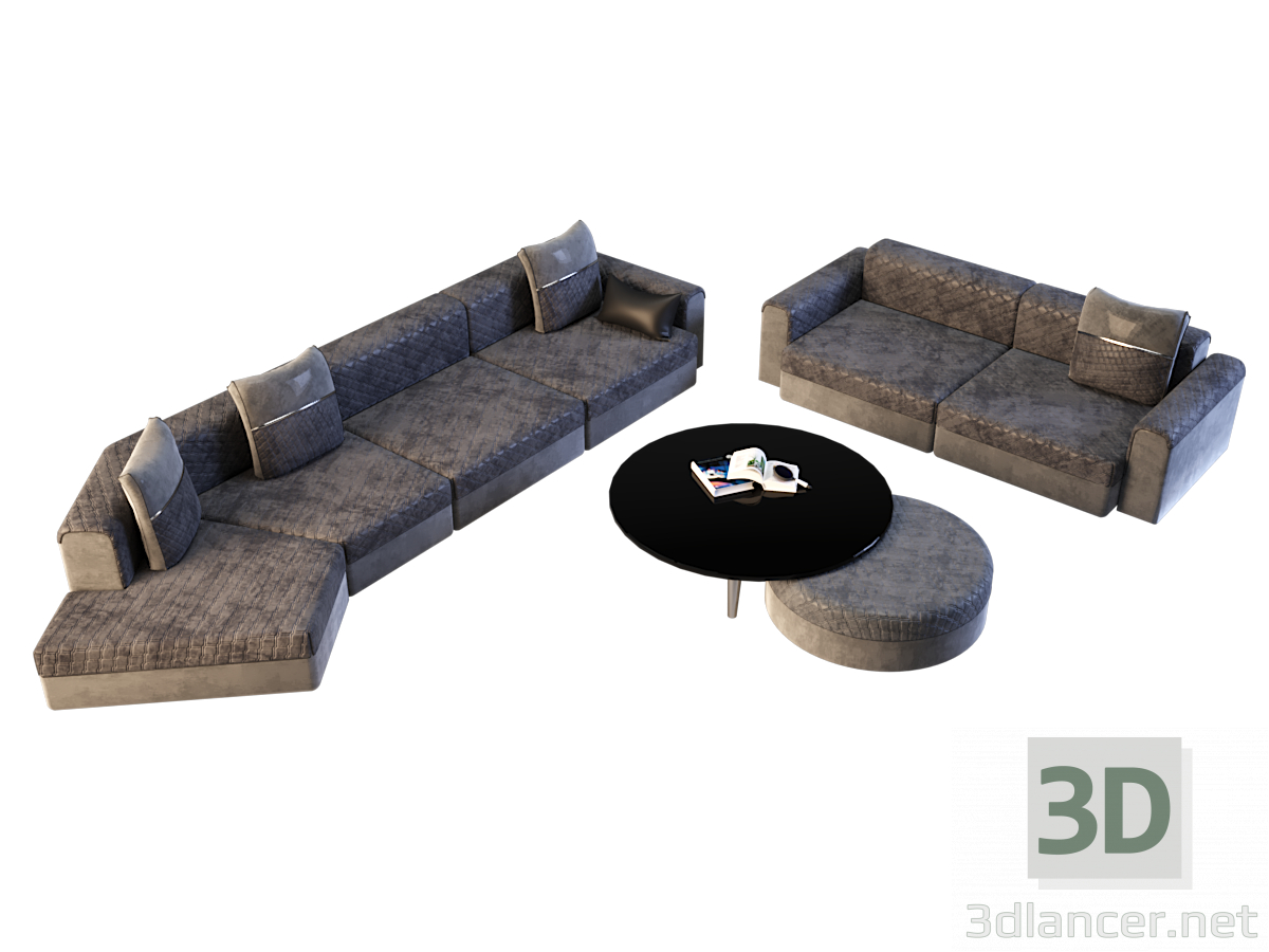 3d model SILLON - vista previa