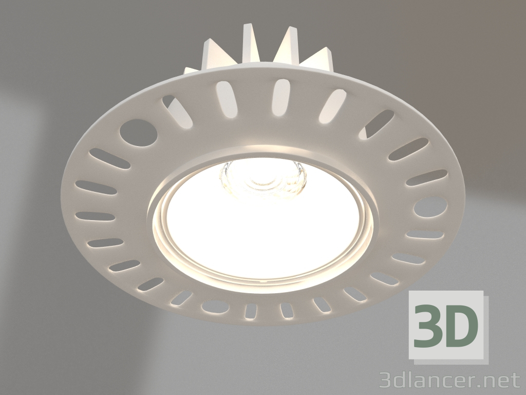 3D Modell Lampe MS-ATLAS-TRIMLESS-R50-6W Warm3000 (WH, 40°, 230V) - Vorschau