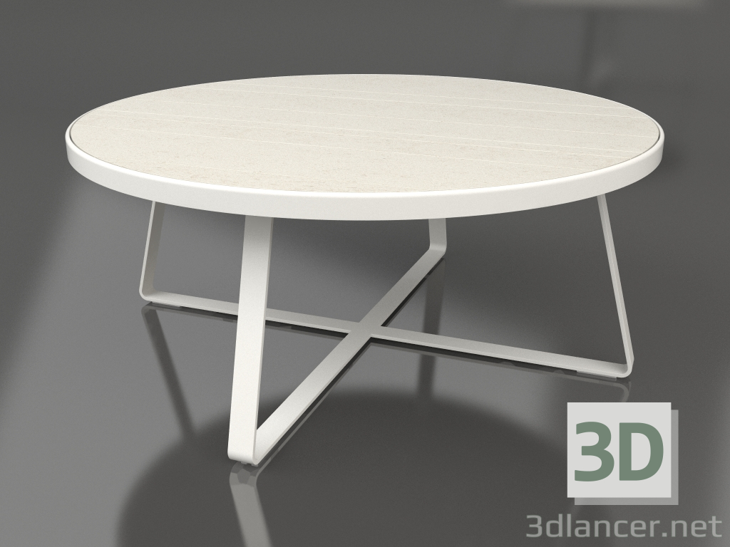 3D Modell Runder Esstisch Ø175 (DEKTON Danae, Achatgrau) - Vorschau