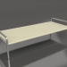 3d model Coffee table 153 with an aluminum tabletop (Gold) - preview