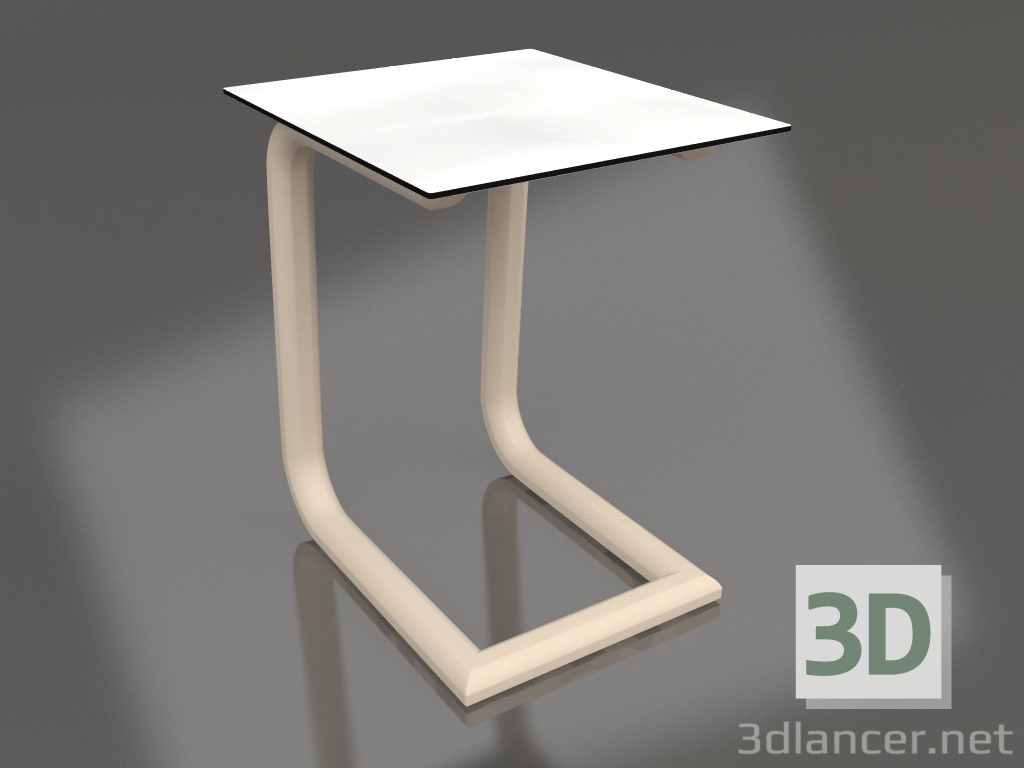 Modelo 3d Mesa lateral C (Areia) - preview