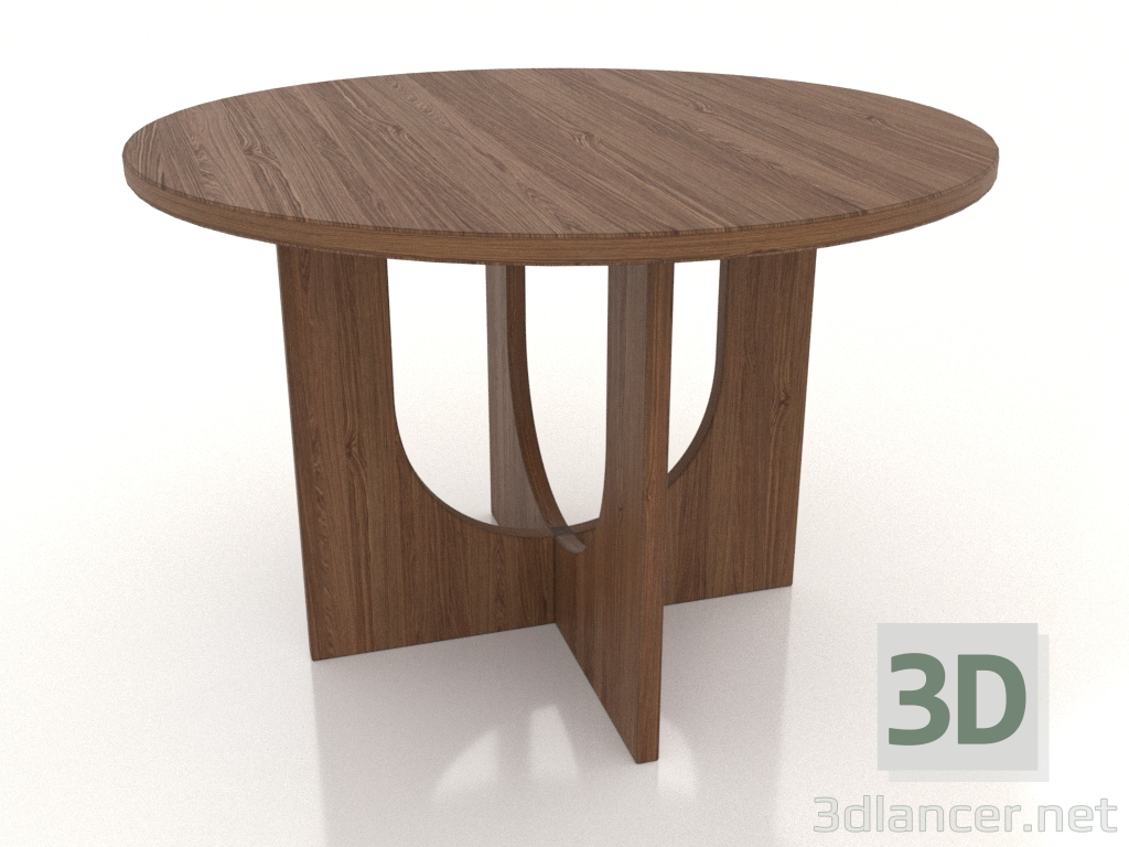 3d model Low table (light walnut) - preview