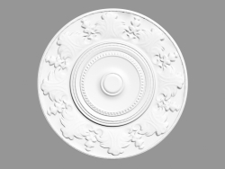 Sortie plafond R17 (47 x 47 x 3,5 - Ø 47 cm)