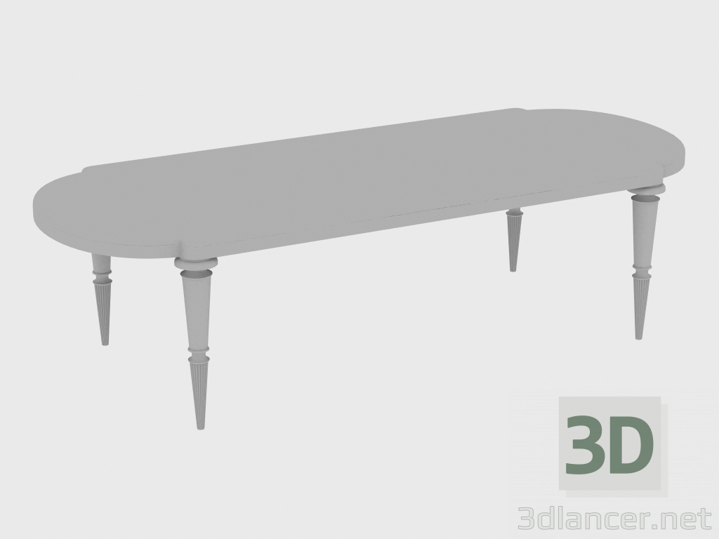 Modelo 3d Mesa de jantar LAYTON TABLE (278x110xH75) - preview