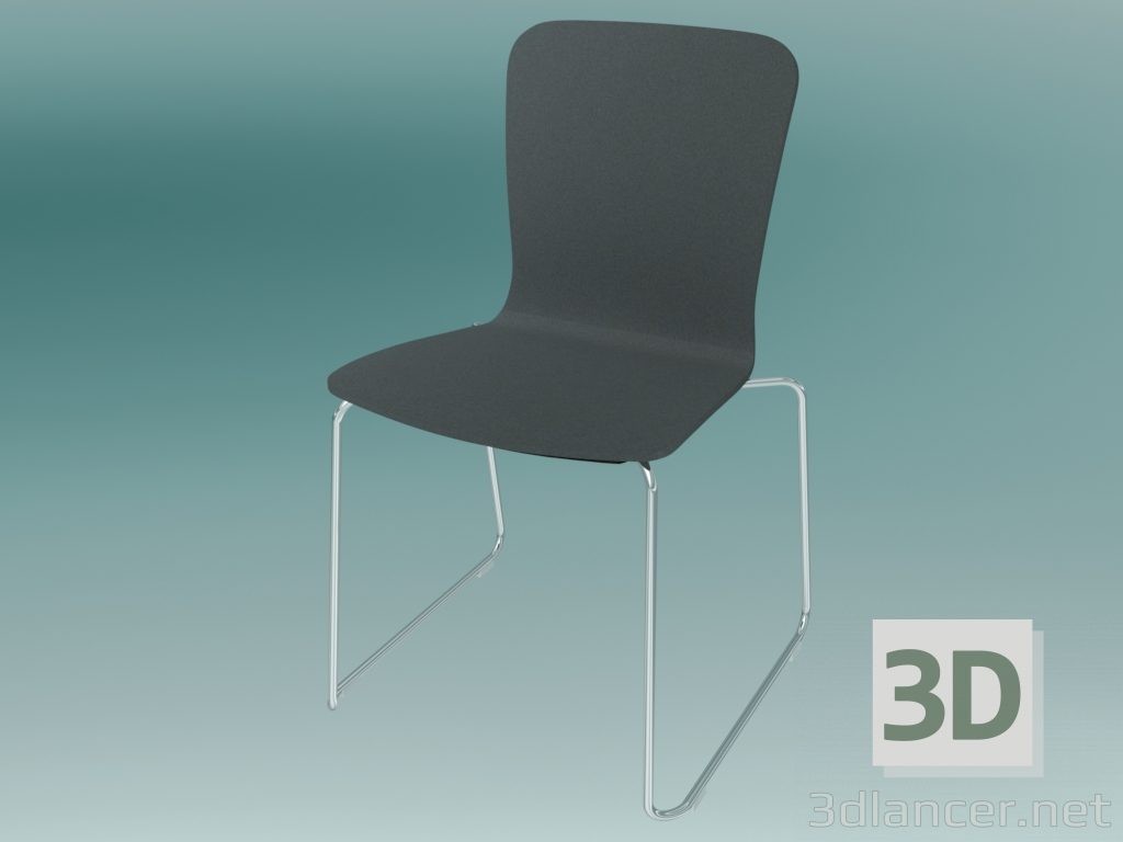 modello 3D Sedia visitatore (K13V3) - anteprima