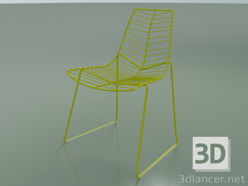 3d model Street chair 1801 (on a sled, stackable, V37) - preview