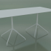 Modelo 3d Mesa retangular com base dupla 5738 (H 72,5 - 79x159 cm, Branco, V12) - preview