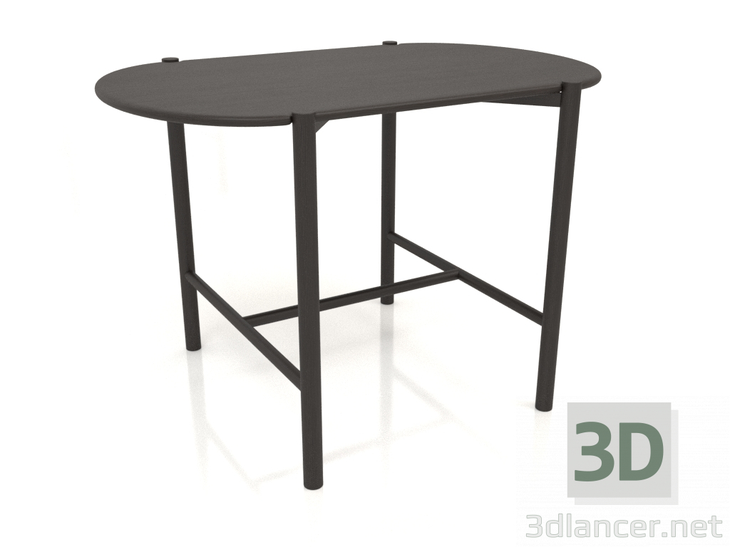 3d model Mesa de comedor DT 08 (1100x740x754, madera marrón oscuro) - vista previa