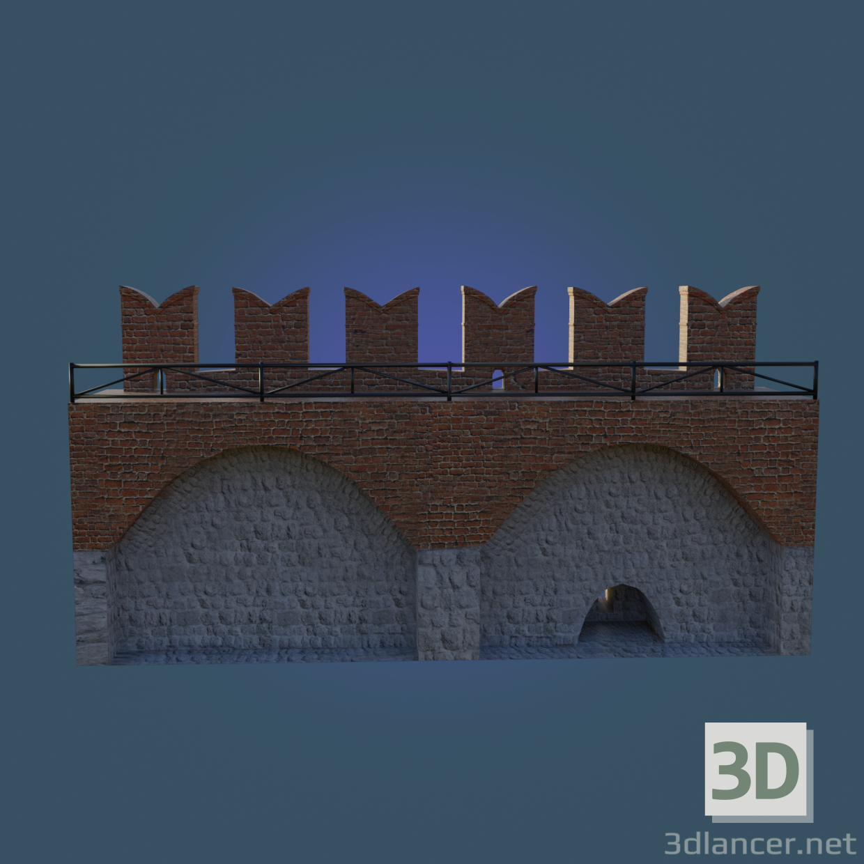 modèle 3D de Tula_Kremlin_wall acheter - rendu