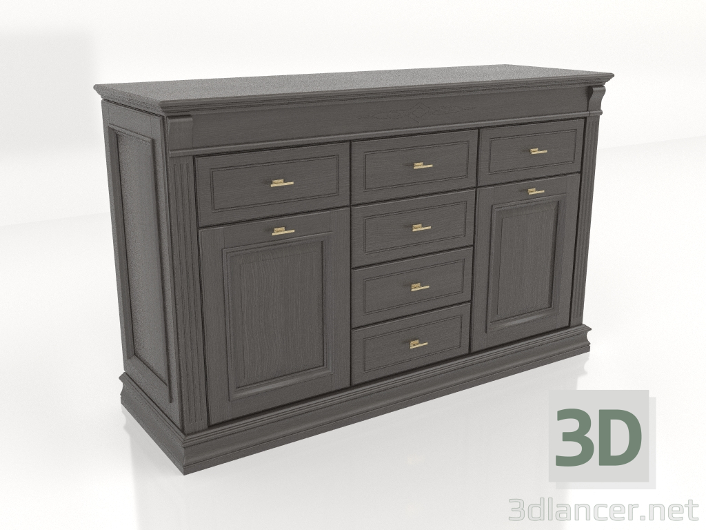 modello 3D Commode - anteprima