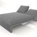 3D Modell Loungebett 140 (Anthrazit) - Vorschau