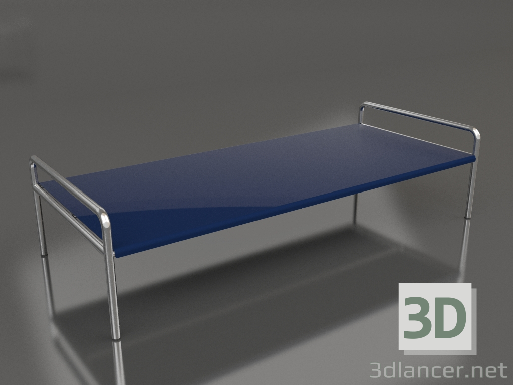 3d model Coffee table 153 with an aluminum tabletop (Night blue) - preview