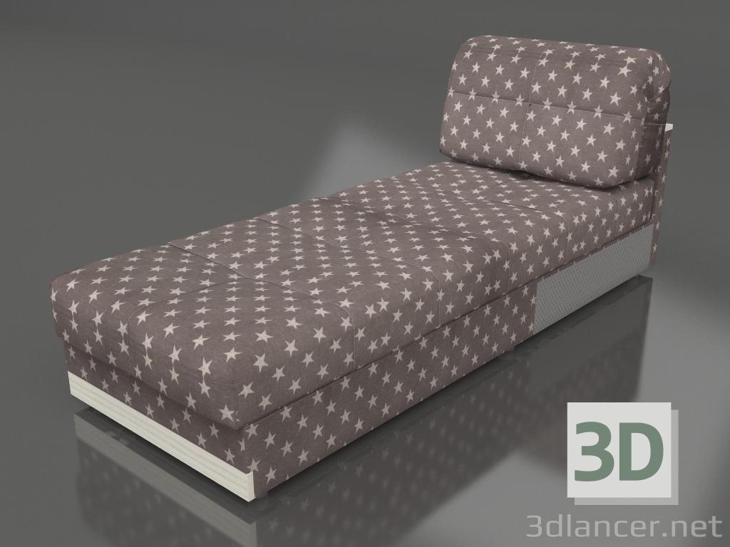 3D Modell Sofamodul Jacqueline 2 (braun) - Vorschau