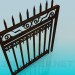 3d model Forged fence - preview