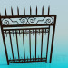 3d model Forged fence - preview